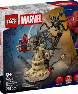 LEGO Blocks Super Heroes 76334 Epic Battle: Spider-Man vs. Sandman