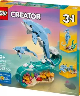 LEGO Blocks Creator 31385 Sea Animals: Beautiful Dolphins