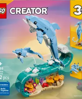 LEGO Blocks Creator 31385 Sea Animals: Beautiful Dolphins
