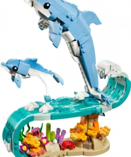 LEGO Blocks Creator 31385 Sea Animals: Beautiful Dolphins
