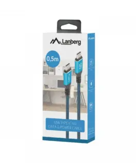 Lanberg кабел USB-C M/M USB4 0