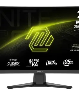 MSI Monitor MAG 275CQF E18 27 inch LED/WQHD/LED/Curved/180Hz/черен