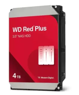 Western Digital HDD Disk червен Plus 4TB 35 128MB/5400RPM WD40EFZZ