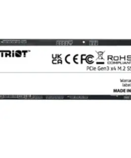 Patriot SSD 512GB P320 PCIe M.2 Gen3 x4 NVMe 3000/2200MB/s