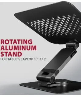 Alternative view of AXAGON STND-LRB ALU stand for Лаптопs 10-16 черен