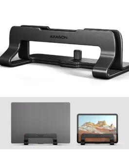 AXAGON STND-VB ALU vertical AL U stand for Лаптопs 10-