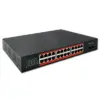 Qoltec SWITCH Gigabit Ethernet | 24x RJ45 | 2x SFP | 1000 Mb/s