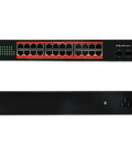 Qoltec SWITCH Gigabit Ethernet | 24x RJ45 | 2x SFP | 1000 Mb/s