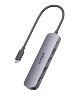 Anker USB-C Hub (5-in-1 4K HDMI) silver