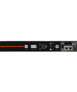 Alternative view of Vertiv rPDU VA4U21A0 Vertiv PowerIT RTS, Monitoчервен (Unit Level), 1U, input (2) IEC60320 C20 power inlet 100-240V 16A or 20A, combi outlets (12)C13 or C19