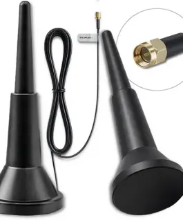 Alternative view of Qoltec 4G LTE antenna 5dBi 600 2700 MHz SMA 3m