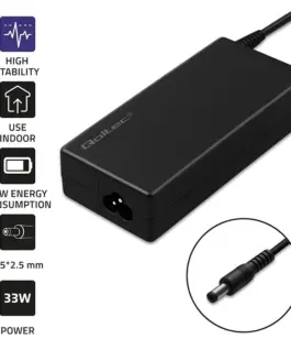 Qoltec Desktop захранващ блок 60W 12V 5A 5.52.5