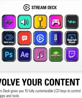 Alternative view of Контролер Elgato Stream Deck MK.2 - 15 Customizable LCD Keys White
