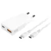 4smarts зарядно PDPlug 20W GaN USB-C + USB-A + USB-C c