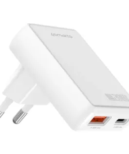 4smarts зарядно FlatPlug Duos 20W GaN USB-C + USB-A