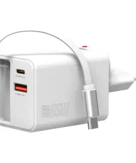 4smarts зарядно Flex Jojo 65W 2xUSB-C + USB-A бял
