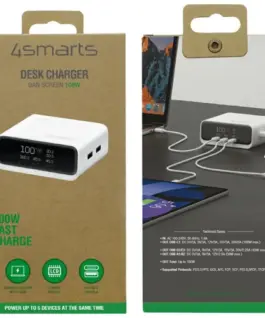 Alternative view of 4smarts зарядна станция Deck 100W GaN 3xUSB-C +2xUSB