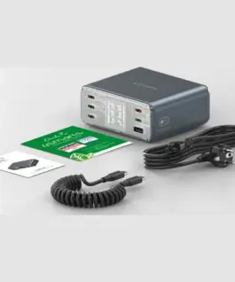 4smarts зарядна станция 360W 5xUSB-C + 1xUSB-A GaN