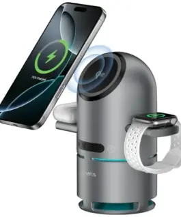 4smarts Docking charge station ChargeBot Sound Qi2 gre