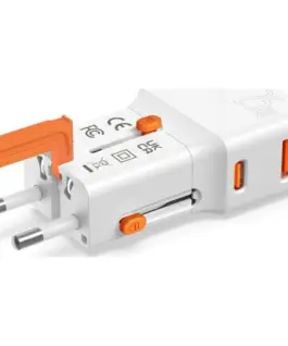 Alternative view of 4smarts Travel зарядно 25W Worl d Travel 25W USB-C + A