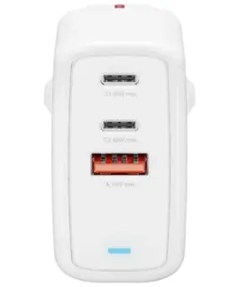 Alternative view of 4smarts зарядно Flex 65W 2xUSB- C + 1xUSB-A бял