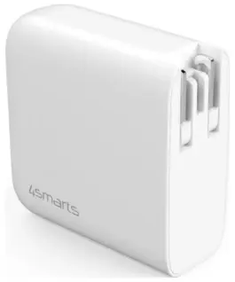 4smarts зарядно Flex 65W 2xUSB- C + 1xUSB-A бял