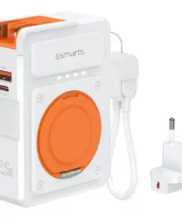 4smarts зарядно 6in1 външна батерия 225W Qi USB-C/USB/A
