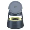 4smarts зарядно docking station Aura Sound Qi2 сив