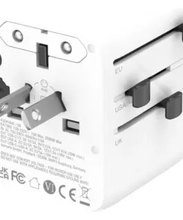 4smarts Travel адаптер 20W GaN Nomad 2xUSB-C + 1xA
