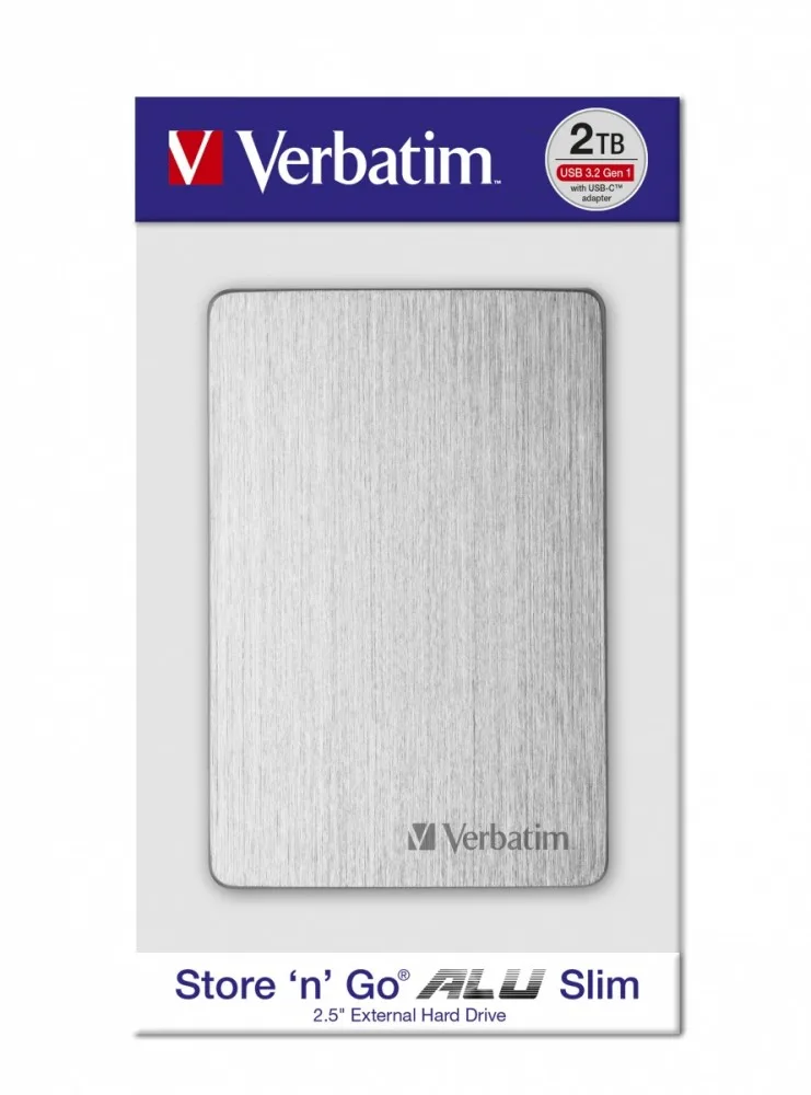 Verbatim Store n Go ALU Slim 2TB USB 3.0 53666 - Image 3