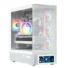 MODECOM кутия за компютър Volcano AQ500 ARGB MIDI бял