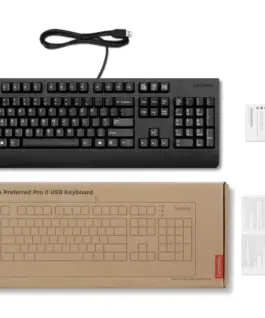Lenovo Keyboard Preferчервен Pro II USB Keyboard-US English 4Y41R64588