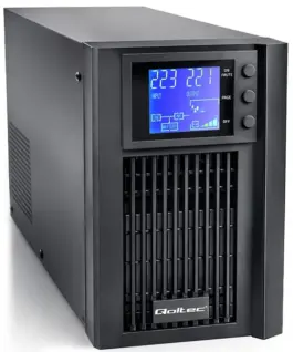 Qoltec Pure Sine Wave UPS 1kVA 800W AVR LCD