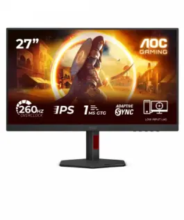 AOC Monitor 27 inches 27G4ZR Fast IPS 240Hz HDMIx2 DP Pivot