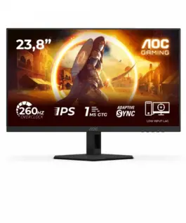 AOC Monitor 23.8 inches 24G4ZRE Fast IPS 240Hz HDMIx2 DP