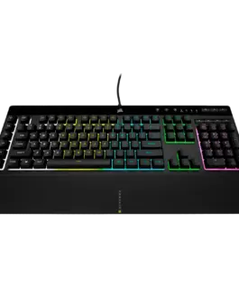 Alternative view of Геймърска клавиатура CORSAIR K55 RGB PRO Gaming Keyboard, Backlit Zoned RGB LED, Rubberdome