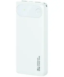 USAMS външна батерия PB80 10000mAh 20W PD бял