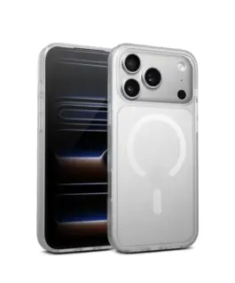CRONG Case MagSafe iPhone 17 Pro бял Hybrid Matte