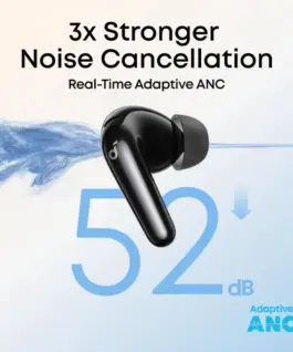 Alternative view of Anker Wireless Earbuds Bluetooth R60i NC blue