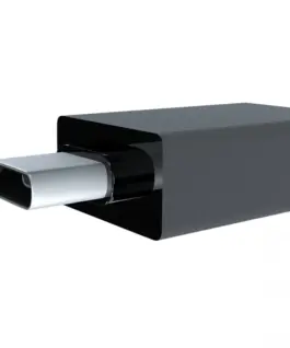 Gembird USB адаптер C male to A female черен