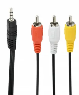 Gembird Audio-video кабел 35 mm 4-pins to RCA 2m
