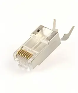 Gembird Modular plug CAT7 15u gold 100pcs