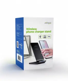 Gembird зарядна станция QI 10W черен