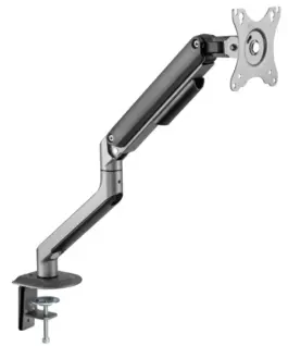 Gembird Gray adjustable desk arm monit. 17-32 inches 9kg