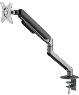 Gembird Gray adjustable desk arm monit. 17-32 inches 9kg