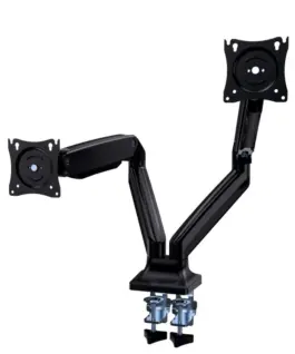 Alternative view of Gembird Desk arm, adjustable for two monitors from 17 to 35 inches, load capacity up to 10 kg