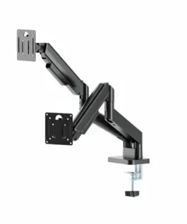 Gembird Desk arm for two monitors adjustable from 17 to 32 inches load capacity up to 10 kg