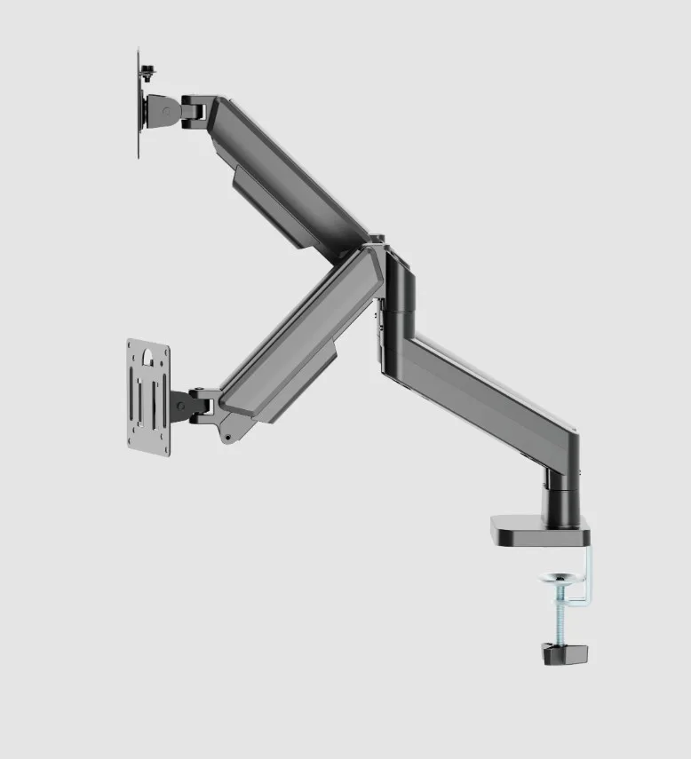 Gembird Desk arm for two monitors, adjustable, from 17 to 32 inches, load capacity up to 10 kg, черен - Image 3