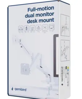 Gembird Desk arm for two monitors