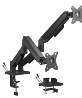 Gembird Dual монитор desk arm with USB ports